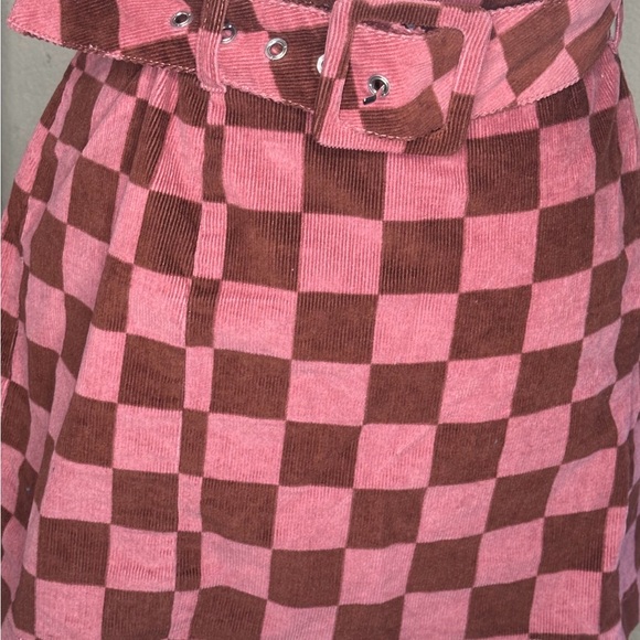 CLUELESS CHER ALICIA SILVERMAN Perfect Corduroy Cute Checkered SKIRT Size 12 - Picture 6 of 9